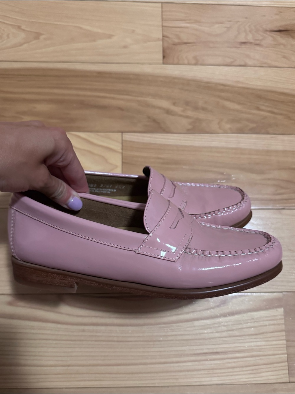 G.H.Bass Weejuns Women's Pink Patent Leather Penny Loafers